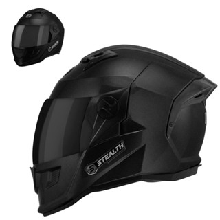 Capacete Moto Fechado Integral Pro Tork Stealth Solid Brilhante Masculino Feminino Viseira Fumê Lançamento
