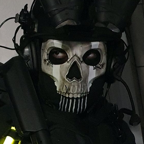 Máscara Ghost Simon Riley Call of Duty Modern Warfare Cosplay + Balaclava - COD MW22/3  - Halloween - Streamer