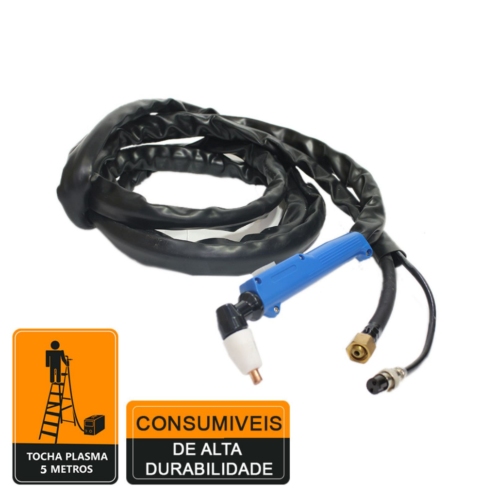 Tocha Plasma Pt-31 Com 5 Metros Para Máquina Corte Plasma Pró Euro em Oferta na Shopee