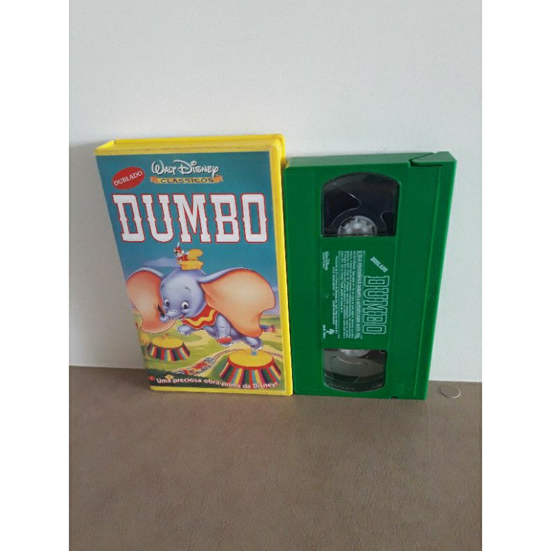 Vhs Dumbo - Clássico Disney - Dublado