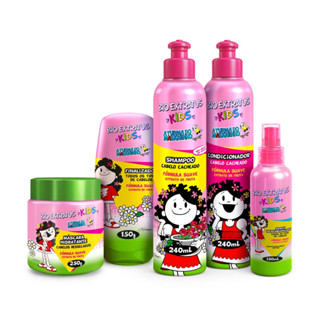 Kit Kids Cabelo Cacheado Bio Extratus Completo - Para Criança