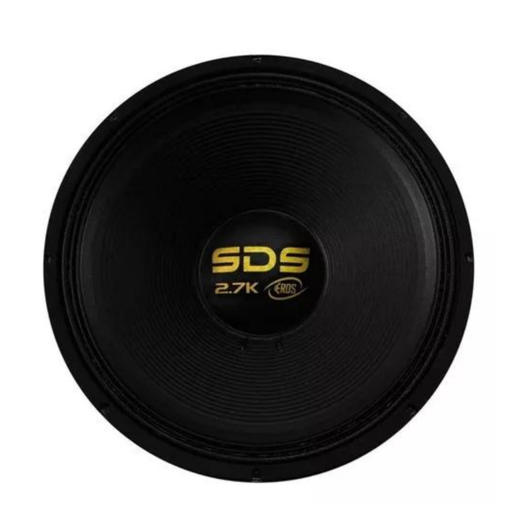Subwoofer Eros E-18 Sds 2.7k Cromado 18 Polegadas 1350wrms 8
