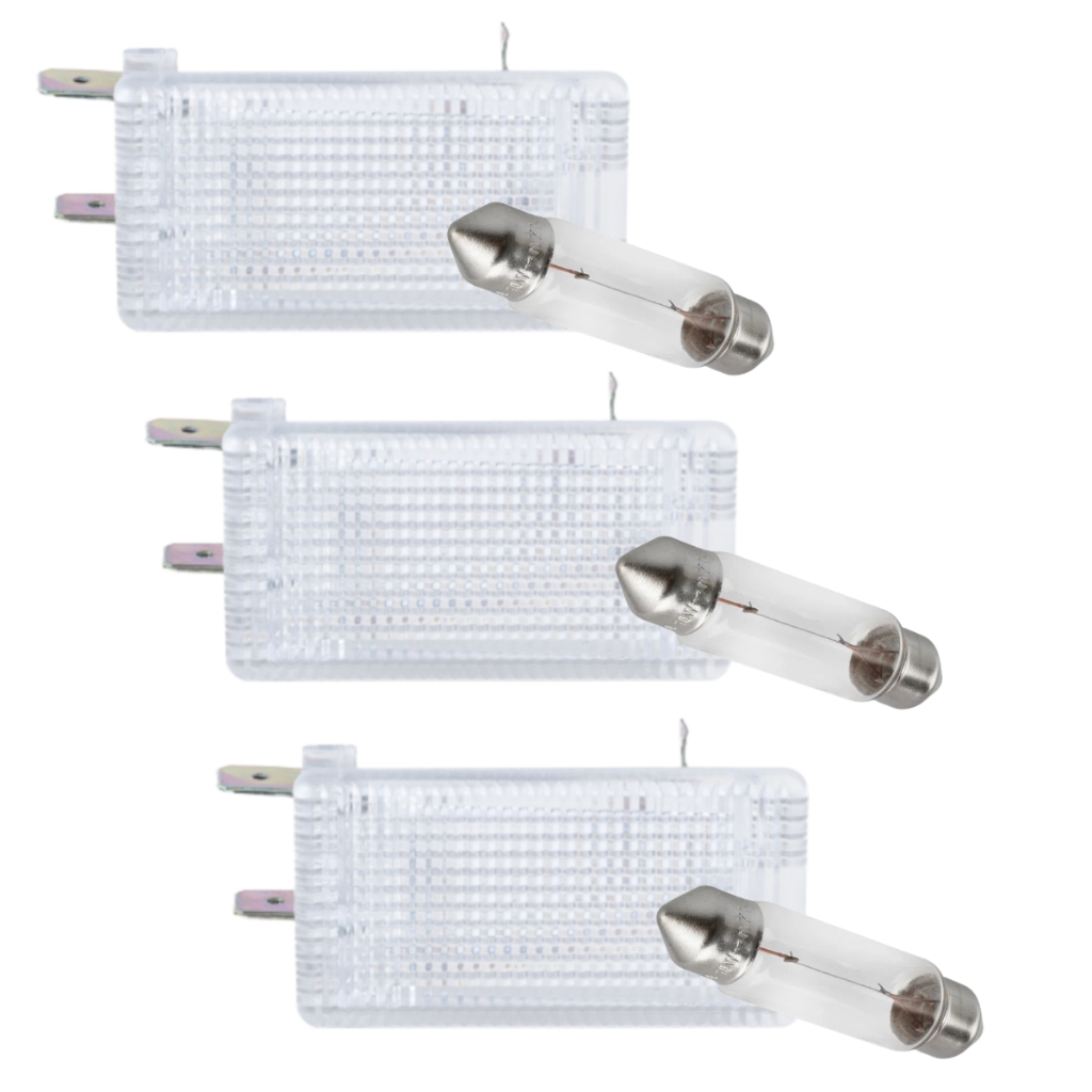 3 Lanterna Teto Monza Chevette Corsa Kadett Mala com Lâmpada em Oferta na Shopee