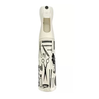 Barbearia Branco Borrifador De Cabelo Luxo Cabeleireiro Barbearia 300ml Acessórios
