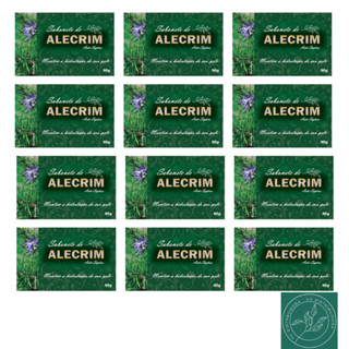 12x sabonete de alecrim em barra antsséptico natural biomature 90 g