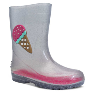 Galocha Bota Infantil Feminina Nº 25 Ao 34 Moda Kids Menina Sorvete 09.16 em Oferta na Shopee