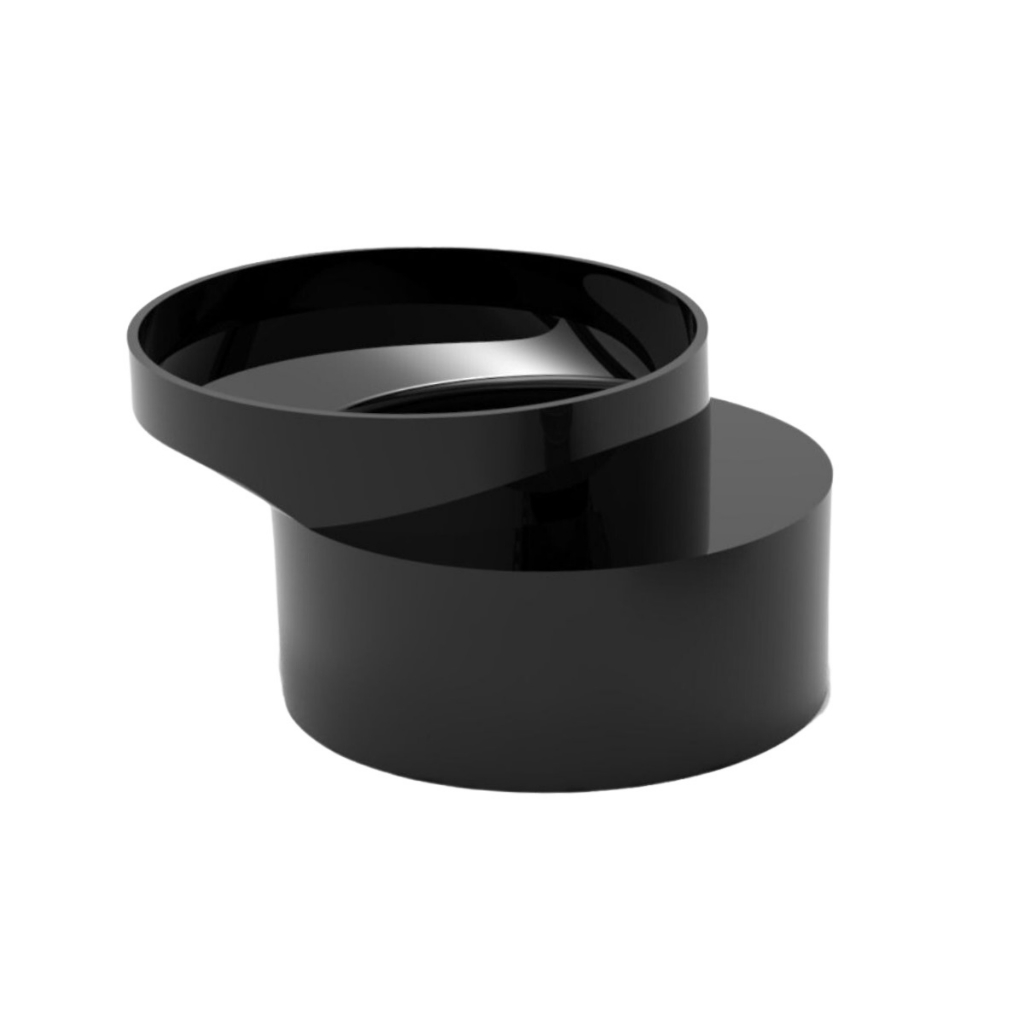 Adaptador para Instalação de Bacia Vasos Bolsa Excêntrica Desloca Fora do Eixo 100mm