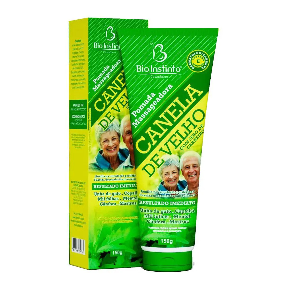 Canela de Velho Pomada Massageadora Arnica 150g