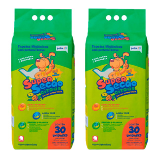 Kit 2un Tapete Higiênico Super Secão Citrus Para Cães 30 Unidades em Oferta na Shopee