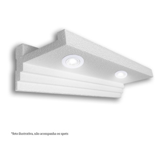 Kit 5 Sancas de Isopor Moldura de Teto Forro Decorativa 1 Metro em Oferta na Shopee