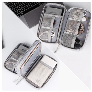 Necessaire Organizadora Bolsa Portátil Celular Cabos Fios Armazenamento
