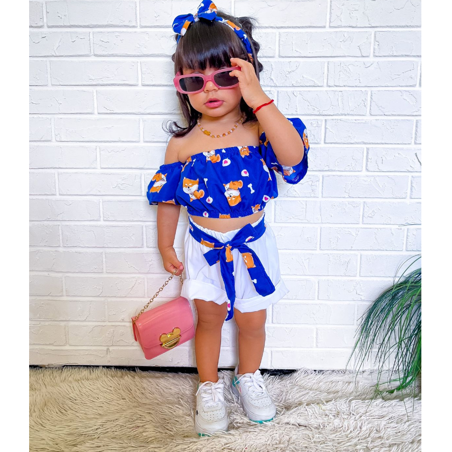 Dobrado infantil da moda (Lindos) de 0 a 9 anos, imperdível!!! em Oferta na Shopee