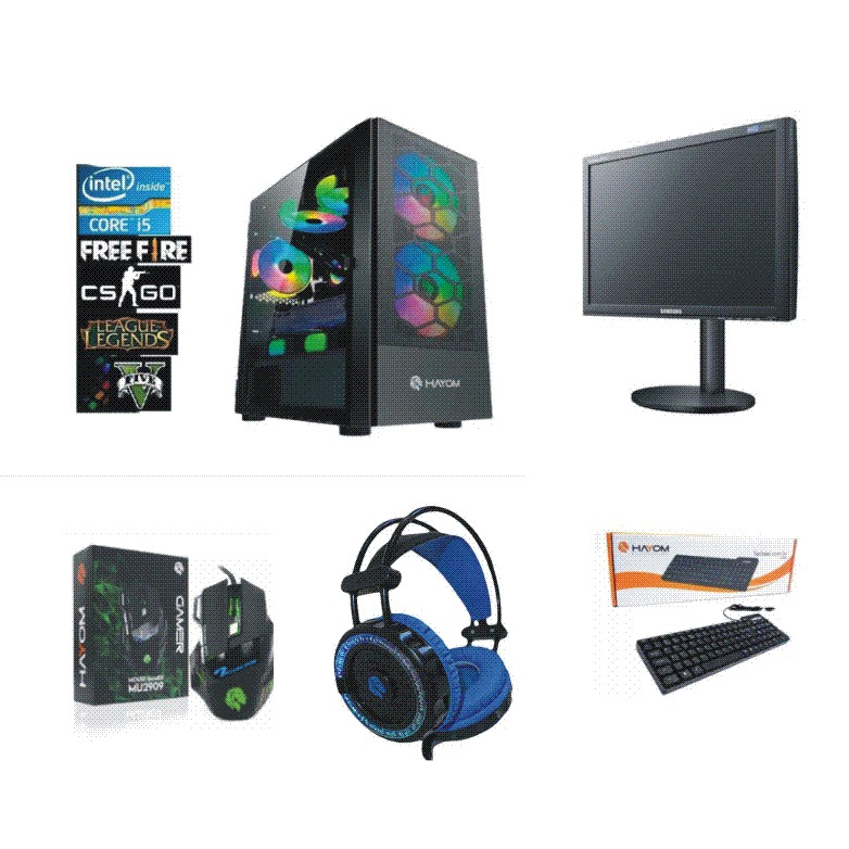 Pc Computador CPU GAMER COMPLETO Intel Core I5/16GB /Gforce 4gb/240gb ssd