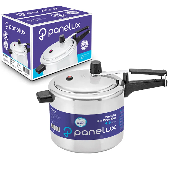 Panela de Pressão Panelux 4,5 Litros - Classic - A mais vendida do Brasil