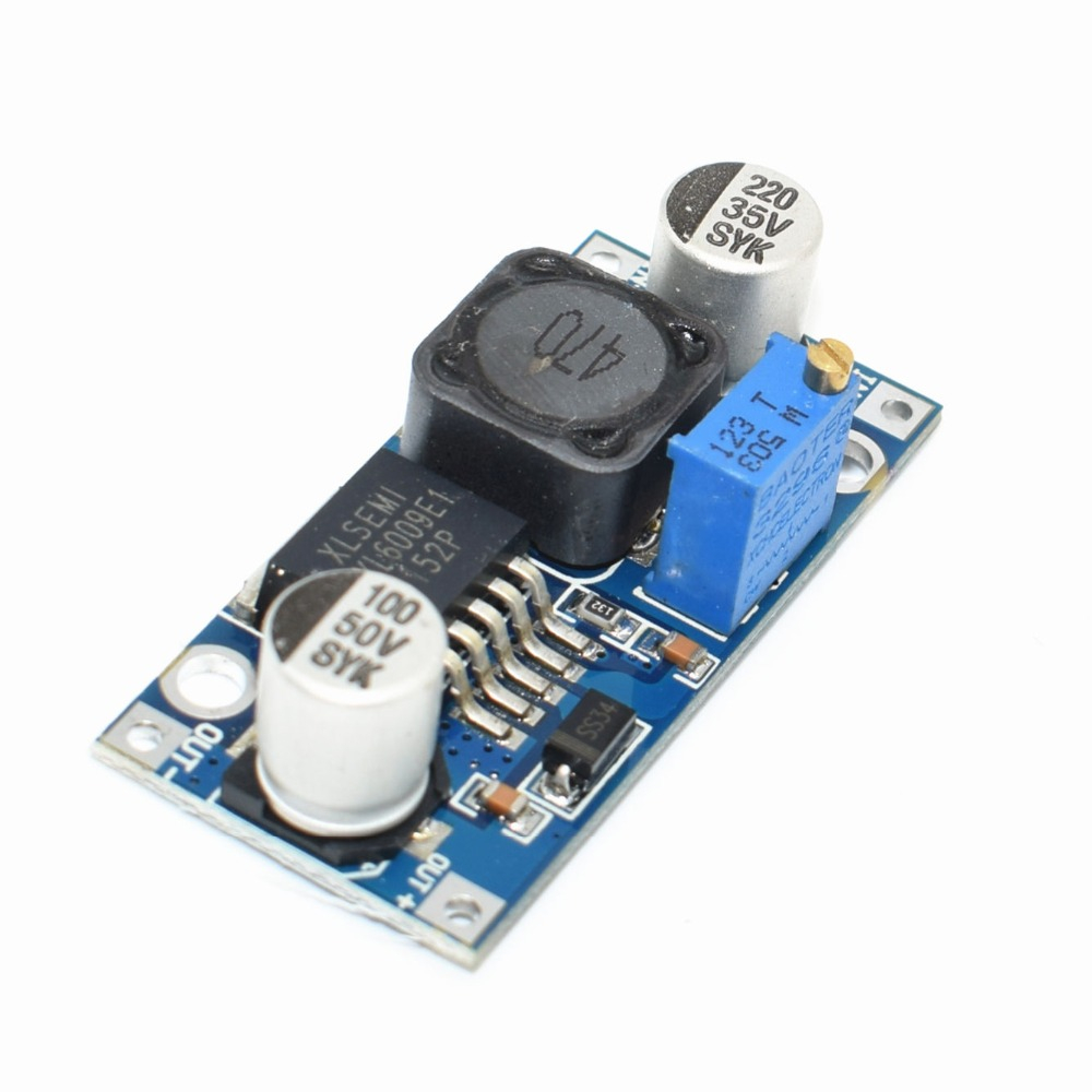 Módulo Regulador de Tensão STEP-UP XL6009 BLUE  - saídas tensões de 5v a 35 Volt
