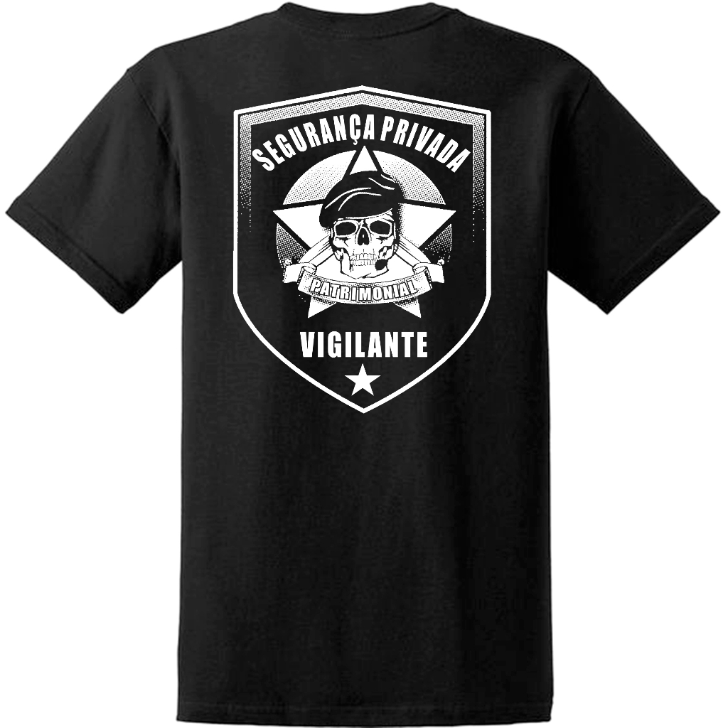 Camisa Camiseta Vigilante Patrimonial Segurança Privada.