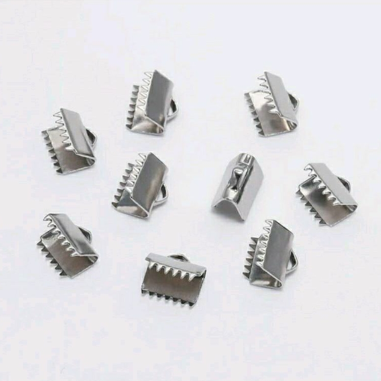 100 Terminal Jacaré com Garra para Bijuterias em Oferta na Shopee