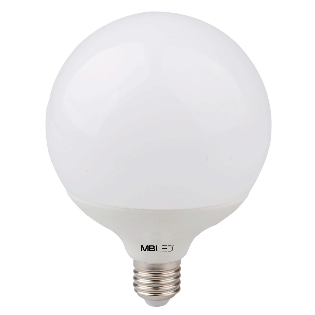 Lâmpada Led Globo 20w Bivolt Mbled Branca Quente 3000k
