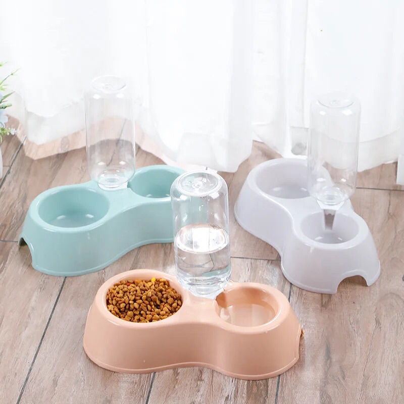 Suporte para ração / água para animais “Color Pet”