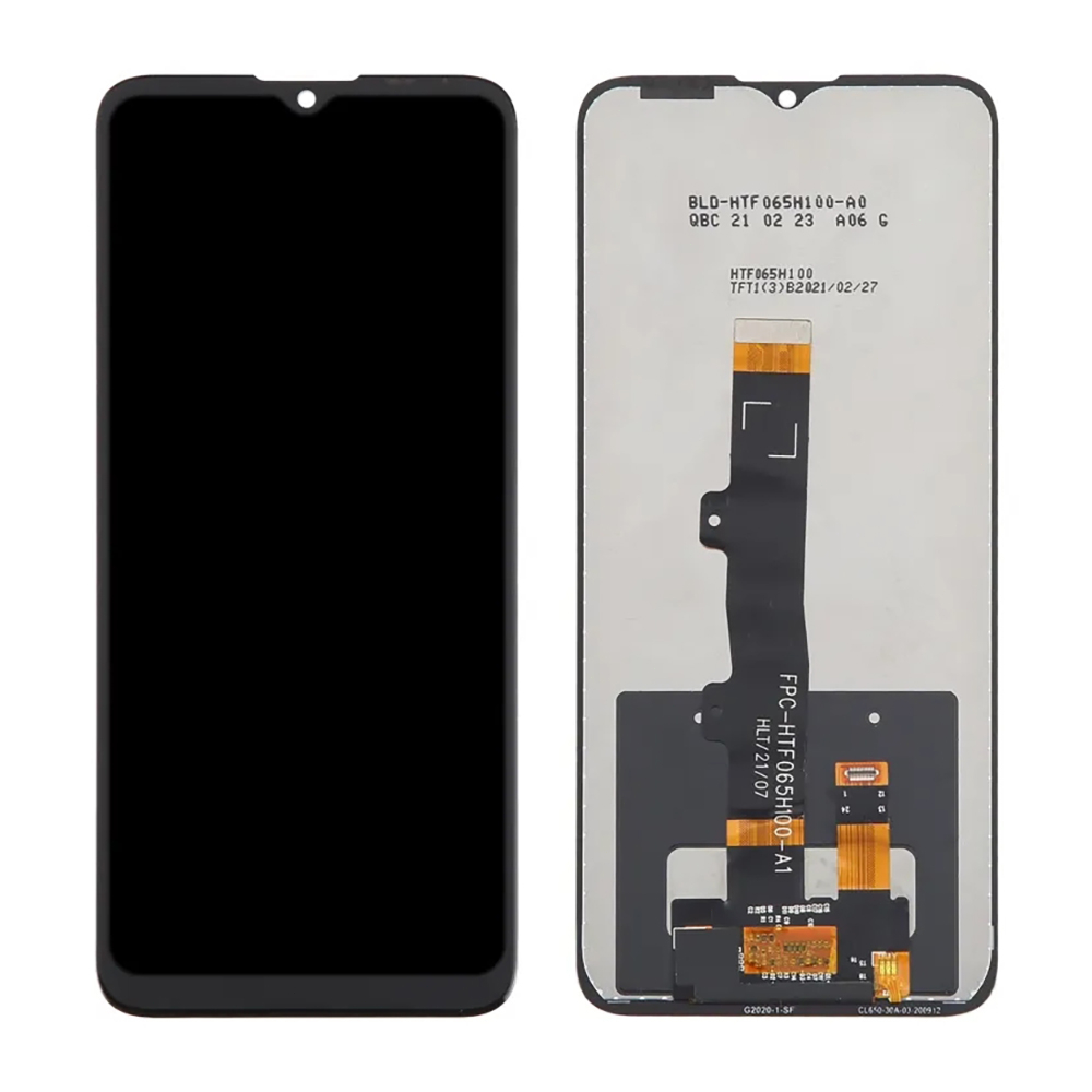 Original Display Para Moto E7&E7 Power Frontal Display Compativel Xt2095 Xt2097 6.5" Lcd Com Aro