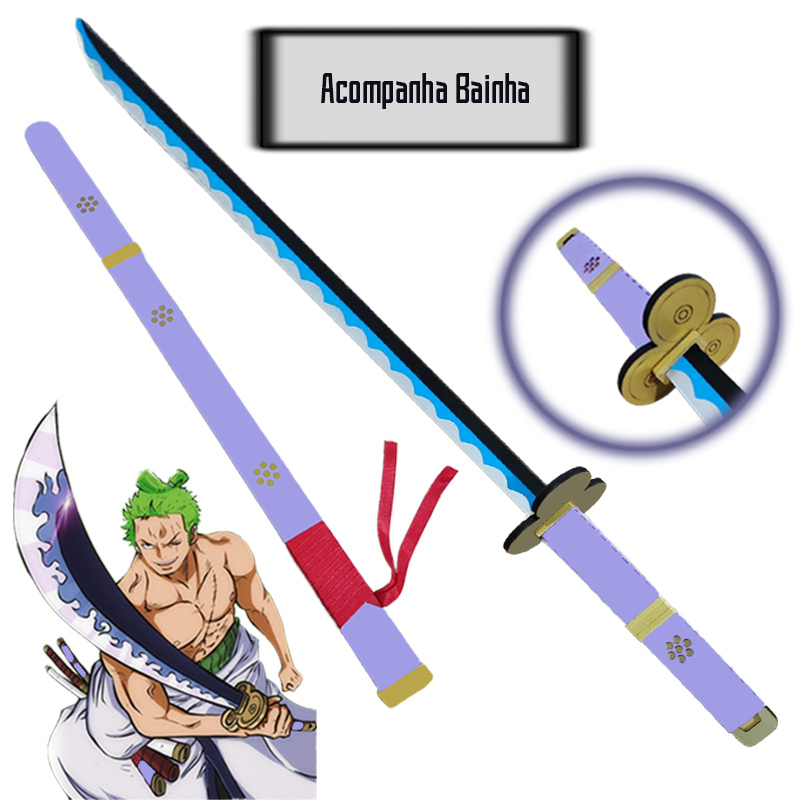 Espada / Katana Enma Zoro One Piece Decoração Cosplay treino em Oferta na Shopee