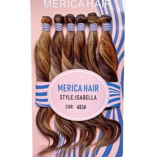 LANÇAMENTO: Cabelo 100% Orgânico Liso Ondulado - Isabella - Merica Hair 280gr