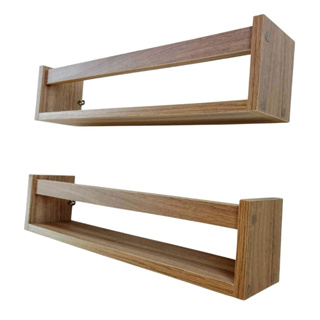 Kit de Prateleiras Para Livros e Revistas  Estante Revisteiro Organizador Nixo Mdf Madeira 2un 55 cm em Oferta na Shopee