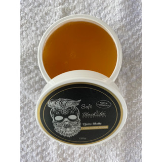 Pomada Modeladora Finalizadora Para Cabelo Barber Shop Matte Blackfix 130g - Efeito seco
