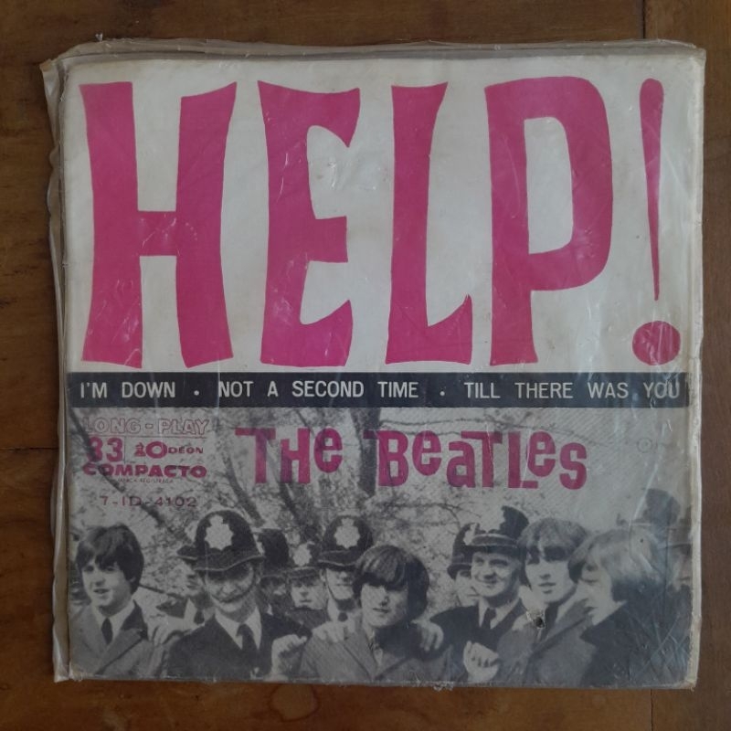 The Beatles - Help! - compacto 1a prensagem MONO capa sanduiche - vinil