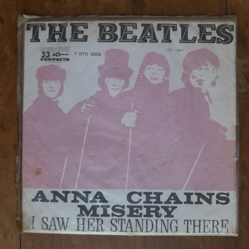 The Beatles - Anna / Chains / Misery / I Saw her - compacto 1a prensagem capa sanduiche - vinil