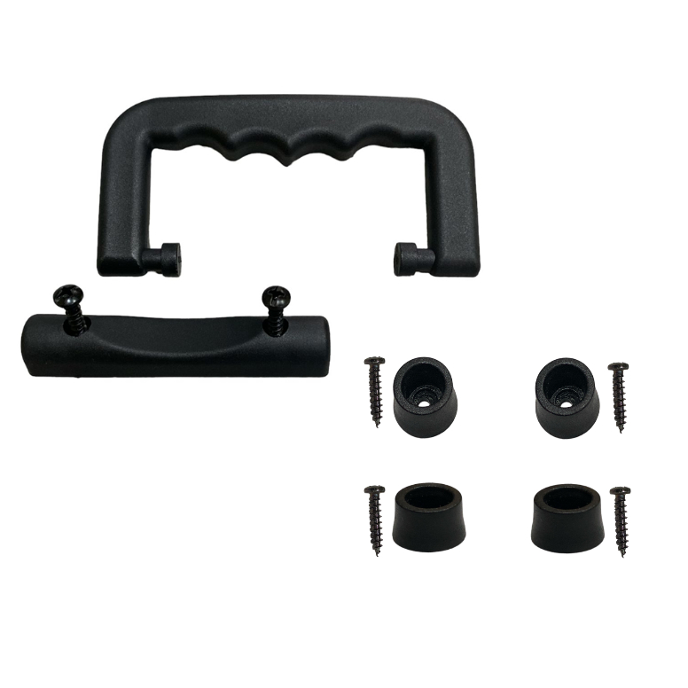 Kit 1 Alça + 4 Pés para Caixa de Som