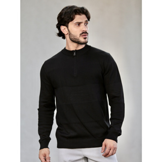 Blusa Suéter Meio Zíper Masculino Manga Longa Inverno em Oferta na Shopee