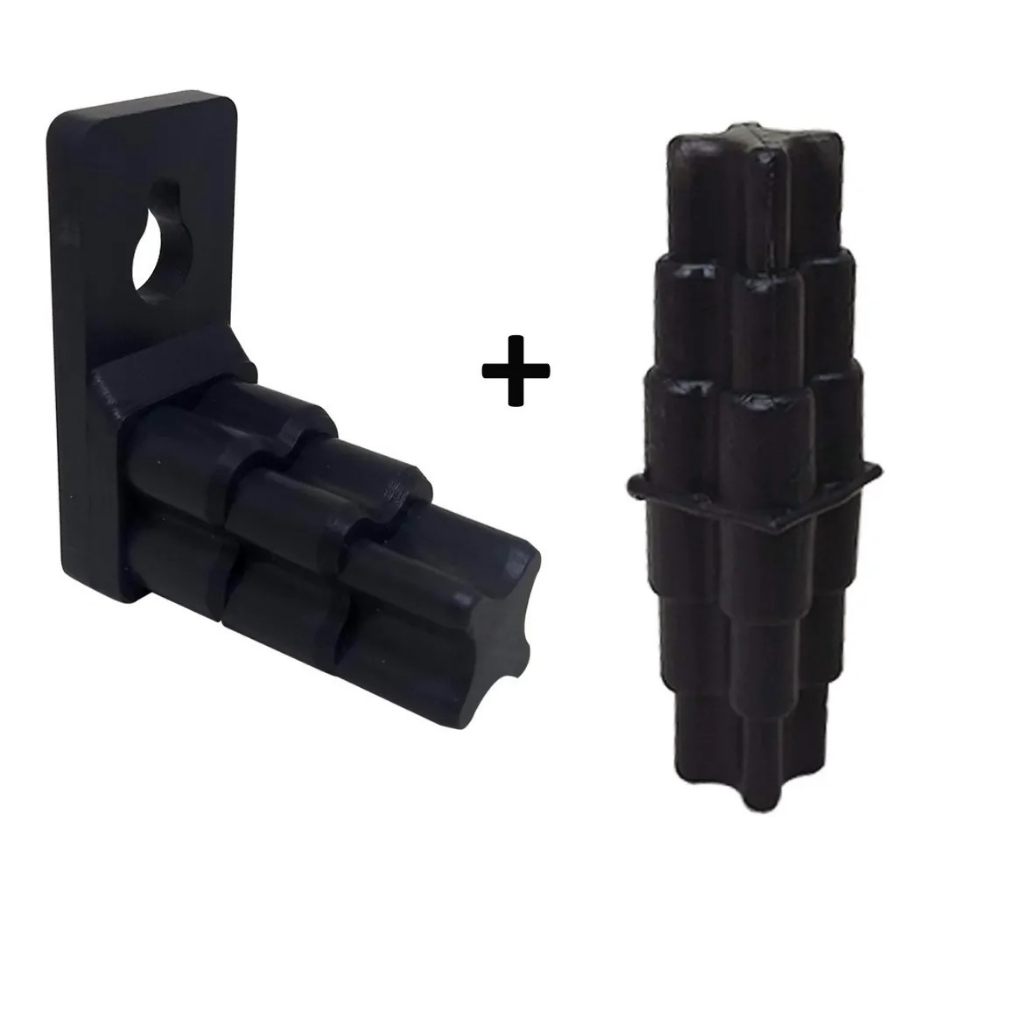 Kit Fixa Forro Pvc 80 Suporte Fixação + 10 União Metalon*