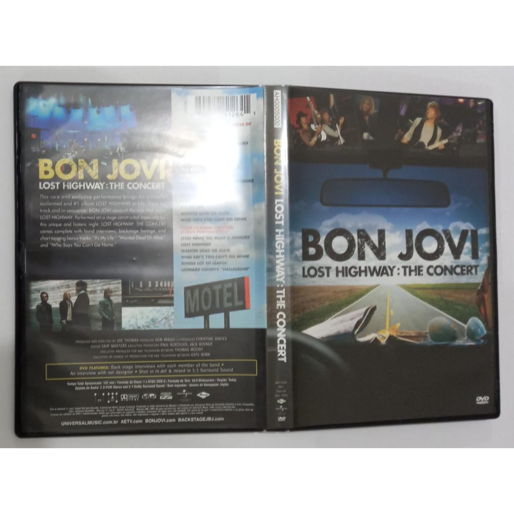 DVD Bon Jovi - Lost Highway: The Concert