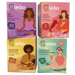Kit Leão Fases 4 Sabores - Escolha o Sabor