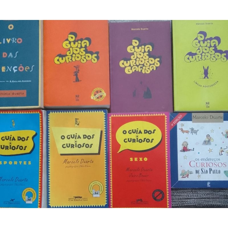 O guia dos curiosos/ Endereços curiosos/O livro das invenções - Marcelo Duarte