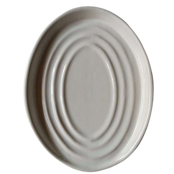 descanso talher oval cerâmica cozinha em Oferta na Shopee