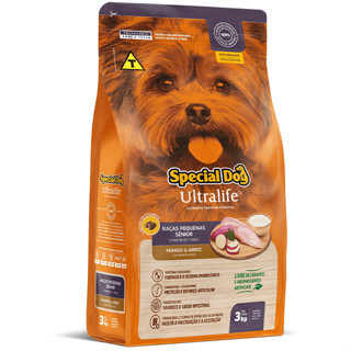 Special Dog UltraLife Sênior Raças Pequenas Frango e Arroz 1kg (A GRANEL)