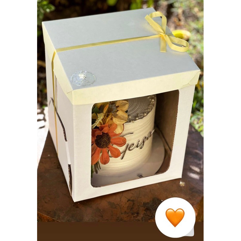 5 CAIXAS TORTA ALTA 25x25x30cm COM VISOR E BANDEJA DE PROTEÇÃO INTERNA. em Oferta na Shopee