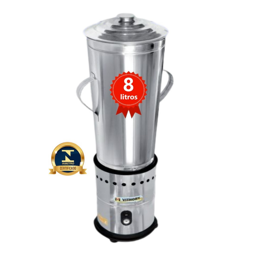 Liquidificador Triturador Industrial 8 Litros Baixa Rotação Para Açaí Massas Bolos