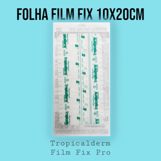 FilmFix Pro TropicalDerm 1 folha 10x20cm - Filme Protetor de tatuagem
