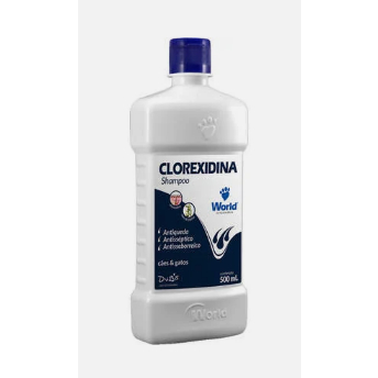 WORLD SHAMPOO CLOREXIDINA 500ML - USO VET em Oferta na Shopee