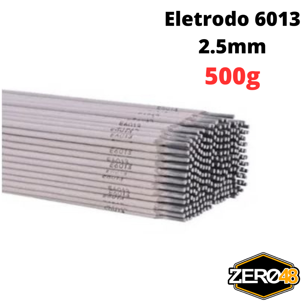 Varetas Eletrodo Solda Revestido Azul 6013 2,5mm Aço / Ferro - 500g