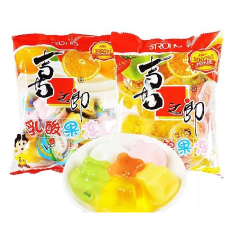 Pacote Mini Gelatina Chinesa Sabores Frutas ou Iogurte - Xi Zhi Lang China em Oferta na Shopee