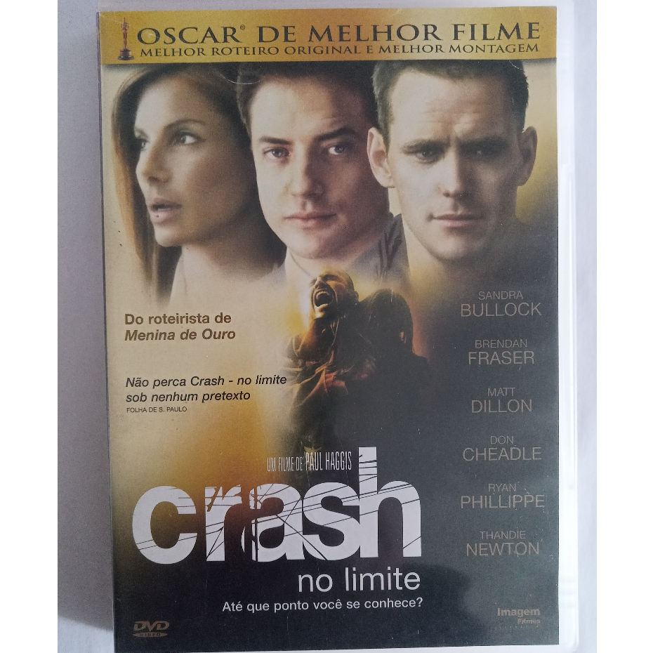 crash no limite - dvd  locadora - sandra bullock - brendan fraser - matt dillon