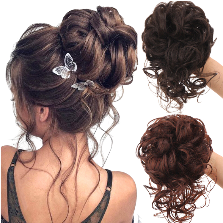 Aplique Coque Grego Orgânico Identico ao Humano Penteados