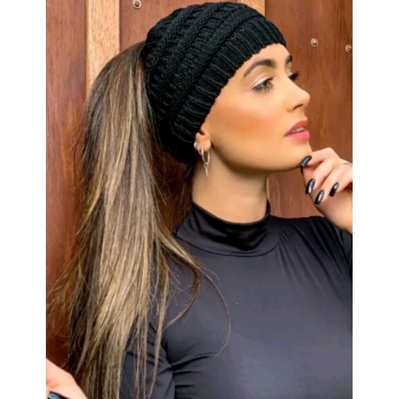 Touca Feminina Com Furo Para Rabo de Cavalo