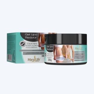 1 Unidade Gel Lipo Redutor de Medidas Termo Ativado - 250g - Mary Life (Eficácia em 4 Semanas)