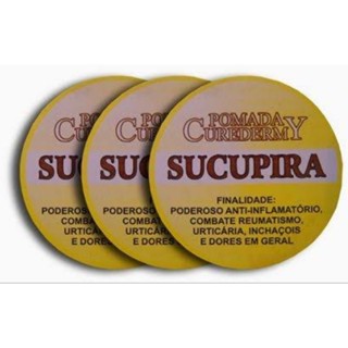 Kit pomada Sucupira CUREDERMY 3 unidades de 20g.