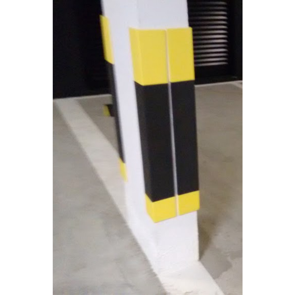 Protetor Garagem Coluna Cantoneira Autocolante Para Estacionamento